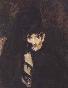 Portrait de Berthe Morisot (mk40) Edouard Manet